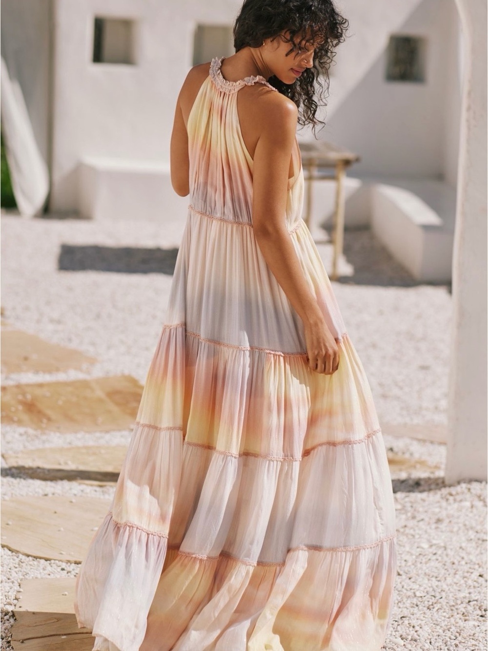 PQ Anthropology Tiered Maxi Dress - Picture 3 of 9